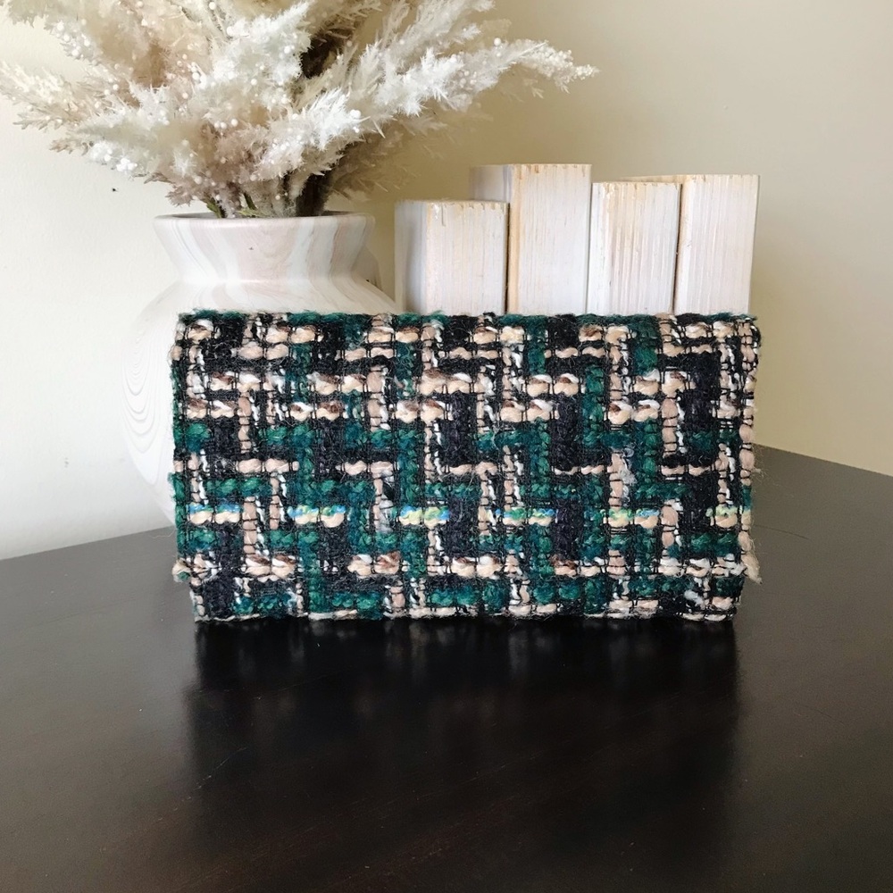 Patricia Nash Boucle Tweed Long Wallet Clutch